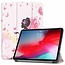 Case2go - Hoes voor de Apple iPad Pro 11 (2018/2020) - Tri-Fold Book Case - Flower Fairy