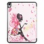 Case2go - Hoes voor de Apple iPad Pro 11 (2018/2020) - Tri-Fold Book Case - Flower Fairy