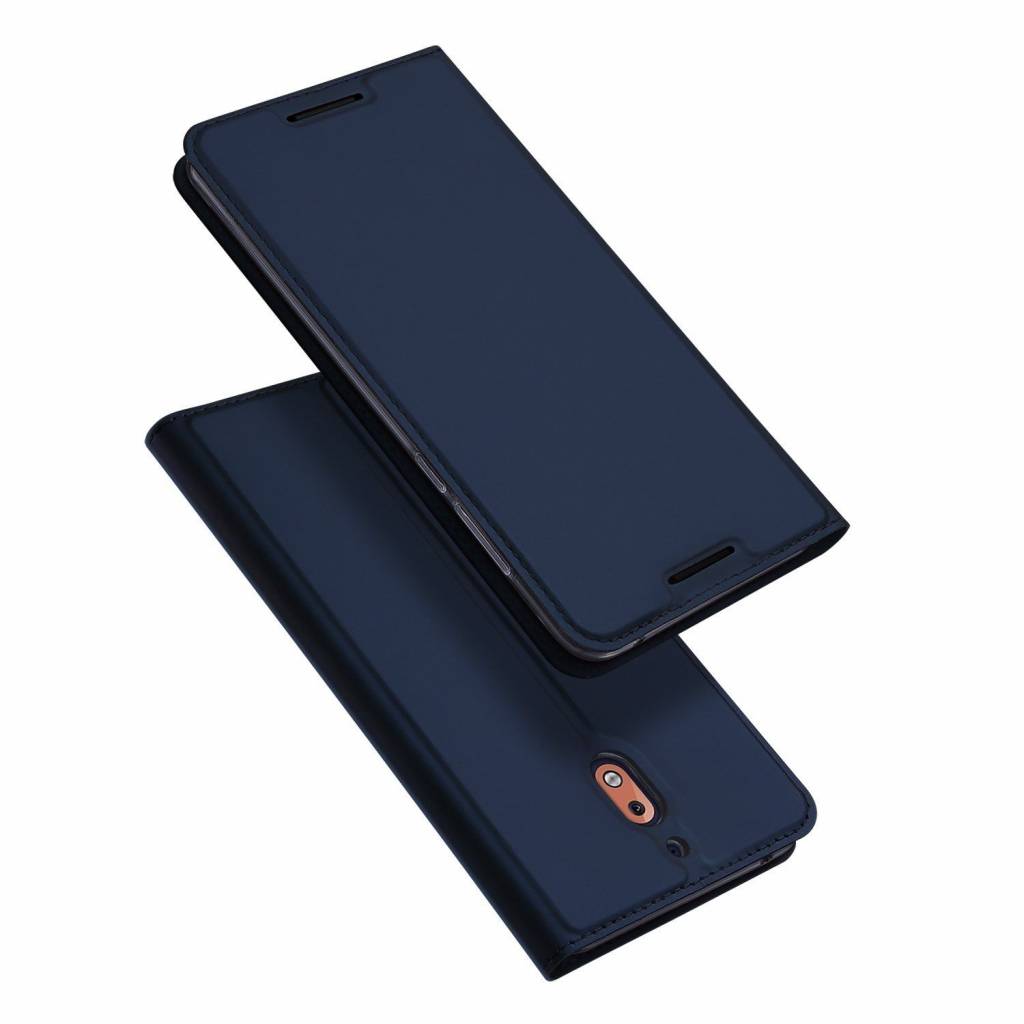 Nokia 2.1 hoesje - Dux Ducis Skin Pro Book Case - Blauw afbeelding