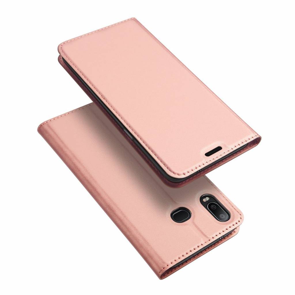 Samsung Galaxy A6s hoesje - Dux Ducis Skin Pro Book Case - Roze afbeelding