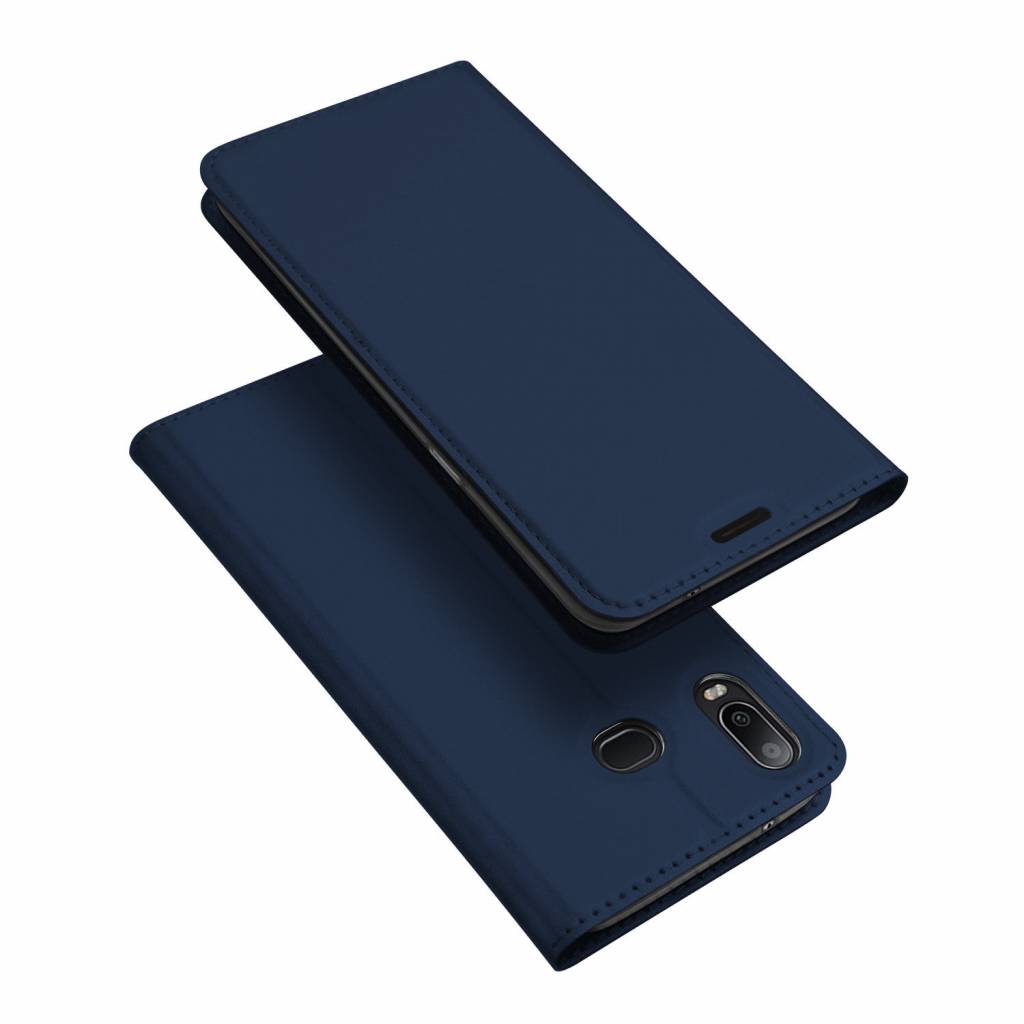 Samsung Galaxy A6s hoesje - Dux Ducis Skin Pro Book Case - Blauw afbeelding