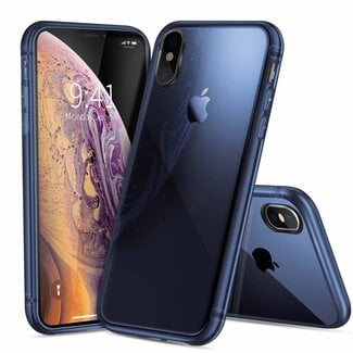 Dux Ducis Dux Ducis - iPhone XS MAX hoesje - Light TPU Case - Back Cover - Transparant / Blauw