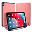 iPad Pro 11 hoes - Dux Ducis Domo Book Case met stylus pen houder - Roze