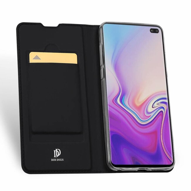 Samsung Galaxy S10 Plus hoesje - Dux Ducis Skin Pro Book Case - Zwart