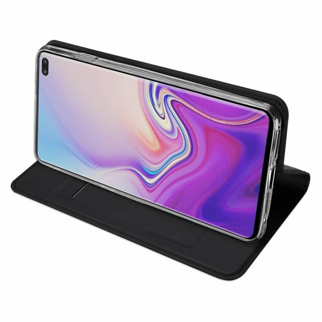 Samsung Galaxy S10 Plus hoesje - Dux Ducis Skin Pro Book Case - Zwart