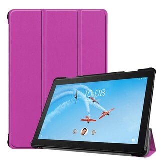 Case2go Lenovo Tab P10 hoes - Tri-fold Book Case - Paars