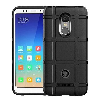 Case2go Xiaomi Redmi 5 Plus hoes - Heavy Armor TPU Bumper - Zwart