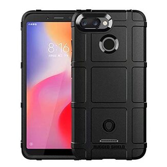 Case2go Xiaomi Redmi 6 hoes - Heavy Armor TPU Bumper - Zwart