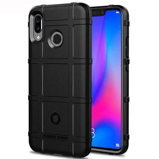 Huawei Nova 3 hoes - Heavy Armor TPU Bumper - Zwart