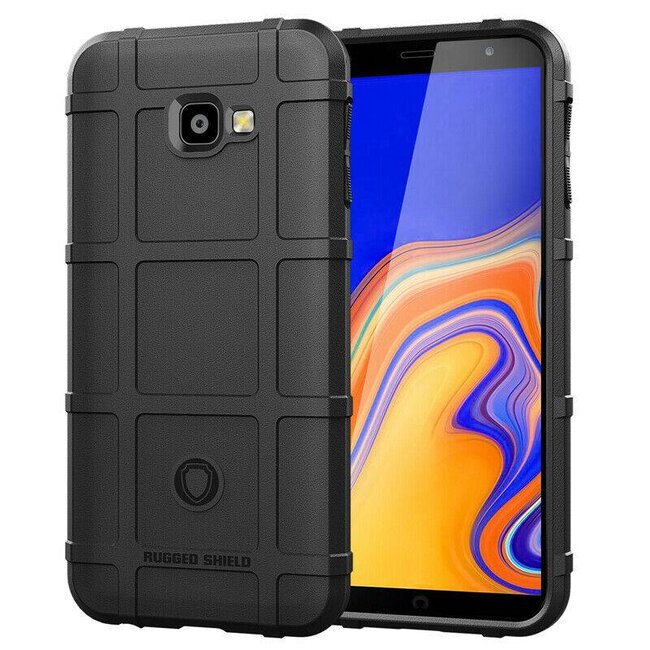 Samsung Galaxy j4 Plus hoes - Heavy Armor TPU Bumper - Zwart