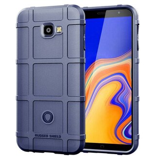 Case2go Samsung Galaxy j4 Plus hoes - Heavy Armor TPU Bumper - Blauw