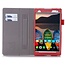 Lenovo tab 4 8.0 Plus hoes - Hand Strap Book Case - Rood