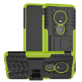 Case2go Schokbestendige Back Cover - Motorola Moto G7 - Groen