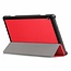 Case2go - Hoes voor de Lenovo Tab M10 - Tri-Fold Book Case (TB-X605 & TB-X505) - Rood