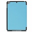 Case2go - Hoes voor de Apple iPad Mini (2019) - Tri-Fold Book Case - Licht Blauw