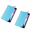 Case2go - Hoes voor de Lenovo Tab E8 hoes (TB-8304F) - Tri-Fold Book Case - Licht Blauw