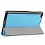 Case2go - Hoes voor de Lenovo Tab E8 hoes (TB-8304F) - Tri-Fold Book Case - Licht Blauw