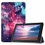 Case2go - Hoes voor de Lenovo Tab E8 hoes (TB-8304F) - Tri-Fold Book Case - Galaxy