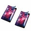 Case2go - Hoes voor de Lenovo Tab E8 hoes (TB-8304F) - Tri-Fold Book Case - Galaxy