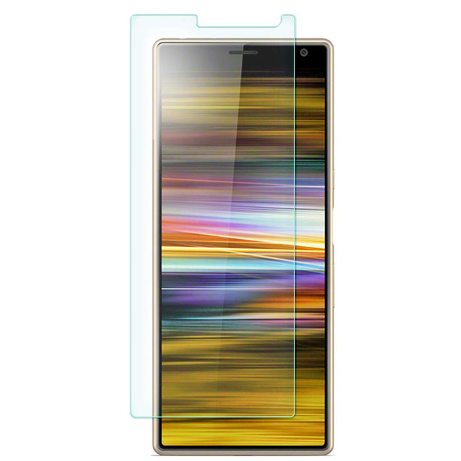 Sony Xperia 10 Plus - Tempered Glass Screenprotector - Case Friendly