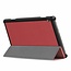 Case2go - Hoes voor de Lenovo Tab M10 - Tri-Fold Book Case (TB-X605 & TB-X505) - Donker Rood