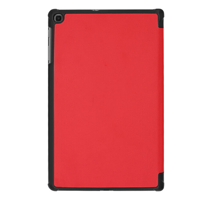 Case2go - Hoes voor de Samsung Galaxy Tab A 10.1 (2019) - Tri-Fold Book Case - Rood