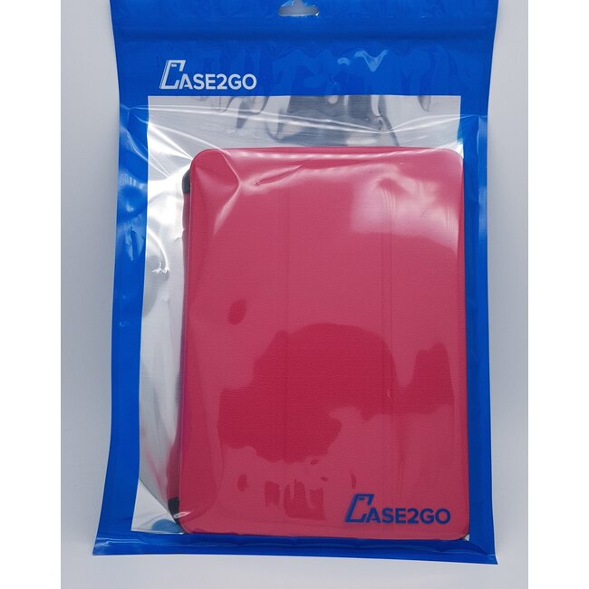 Case2go - Hoes voor de Samsung Galaxy Tab A 10.1 (2019) - Tri-Fold Book Case - Magenta