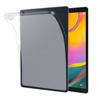 Case2go Samsung Galaxy Tab A 10.1 2019 hoes - Soft TPU Back Cover - Transparant