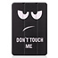 Case2go - Hoes voor de Apple iPad Mini (2019) - Tri-Fold Book Case - Don't Touch Me