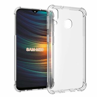 Atouchbo Samsung Galaxy M20 hoes - Anti-Shock TPU Back Cover - Transparant