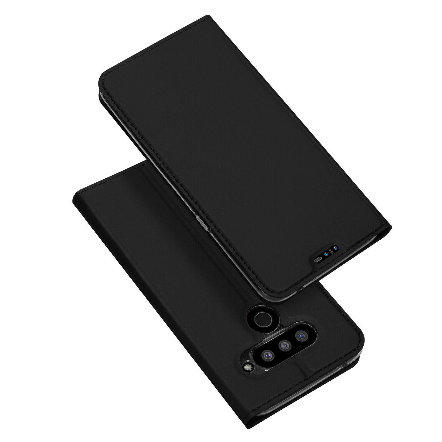 LG V50 ThinQ hoesje - Dux Ducis Skin Pro Book Case - Zwart