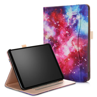 Case2go Apple iPad Pro 11 (2018) hoes - Wallet Book Case - Galaxy