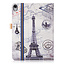 Case2go - Hoes voor Apple iPad Pro 11 - Wallet Book Case - Eiffeltoren