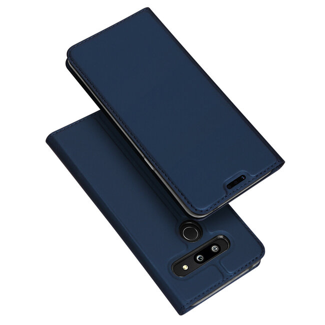 LG G8 ThinQ hoesje - Dux Ducis Skin Pro Book Case - Donker Blauw