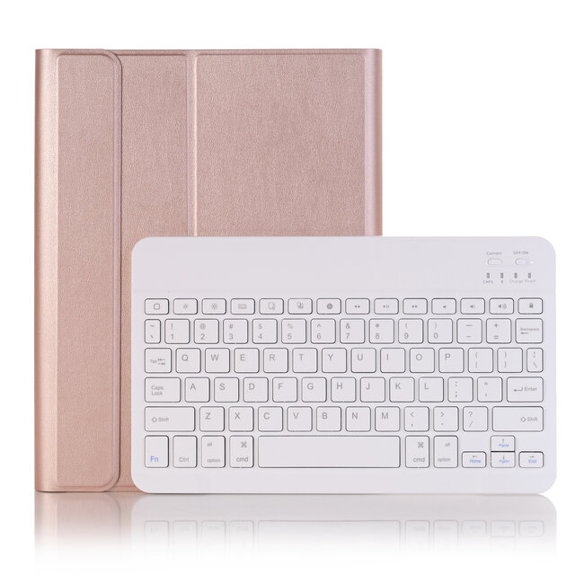 iPad Air 10.5 (2019) Case - Bluetooth Toetsenbord hoes met Stylus pen houder - Rosé-Goud