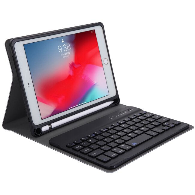 iPad Mini 7.9 inch (2019) Case - Bluetooth Toetsenbord hoes met stylus pen houder - Zwart