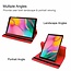 Case2go - Hoes voor de Samsung Galaxy Tab A 10.1 (2019) - 360 Graden Draaibare Book Case - Rood