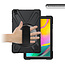Case2go - Hoes voor Samsung Galaxy Tab A 10.1 (2019) - Hand Strap Armor Case - Zwart