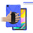 Case2go - Hoes voor Samsung Galaxy Tab A 10.1 (2019) - Hand Strap Armor Case - Blauw