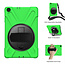 Case2go - Hoes voor Samsung Galaxy Tab A 10.1 (2019) - Hand Strap Armor Case - Groen