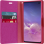 Samsung Galaxy A10 hoes - Mercury Canvas Diary Wallet Case - Roze