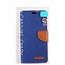 Huawei P30 Pro hoes - Mercury Canvas Diary Wallet Case - Blauw