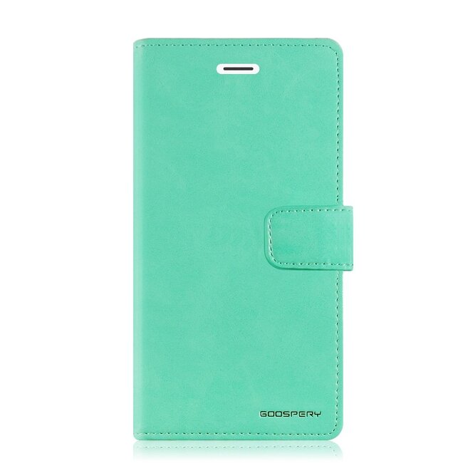 Samsung Galaxy A10 hoes - Blue Moon Diary Wallet Case - Turquoise