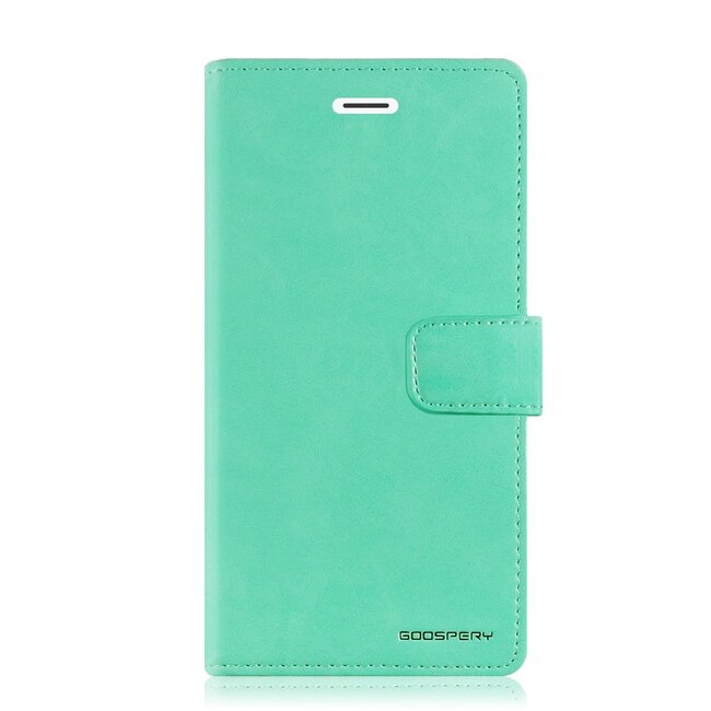 iPhone X/Xs hoes - Blue Moon Diary Wallet Case  - Turquoise