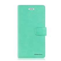 Huawei P30 hoes - Blue Moon Diary Wallet Case - Turquoise
