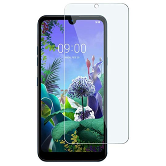 Case2go LG Q60 - Tempered Glass Screenprotector - Case-Friendly