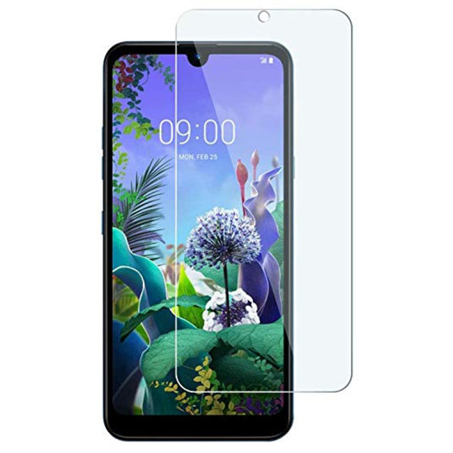 LG Q60 - Tempered Glass Screenprotector - Case-Friendly