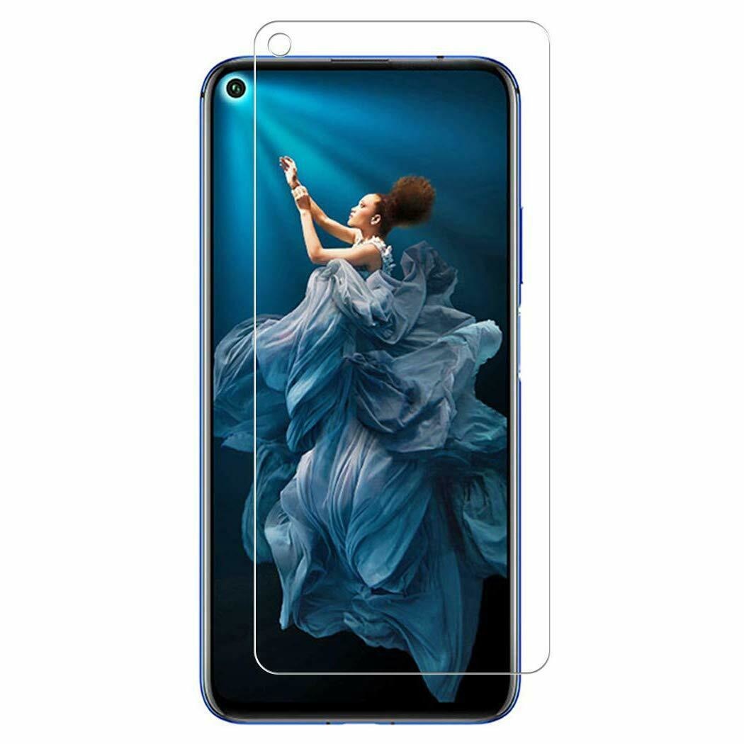 Honor 20 Pro - Full Cover Screenprotector - Gehard Glas - Zwart afbeelding