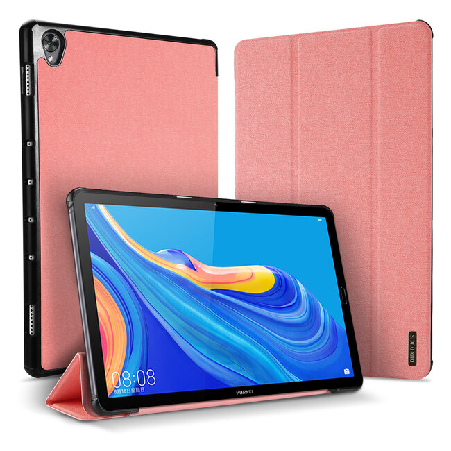 Huawei Mediapad M6 10.8 hoes - Dux Ducis Domo Book Case - Roze