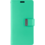 iPhone XS Max Wallet Case - Goospery Rich Diary - Turquoise